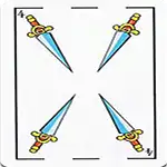 Cuatro de  Espadas